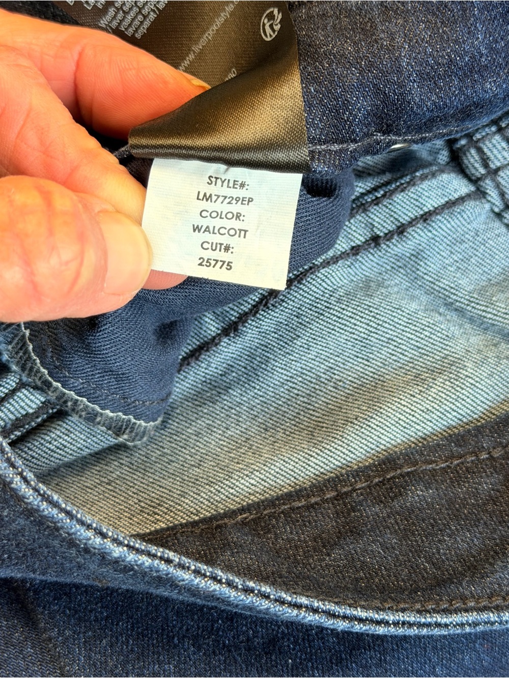RISEN Los Angeles High-Rise Dark Indigo Flare Jeans- Size 11/30 NWOT - Picture 7 of 9